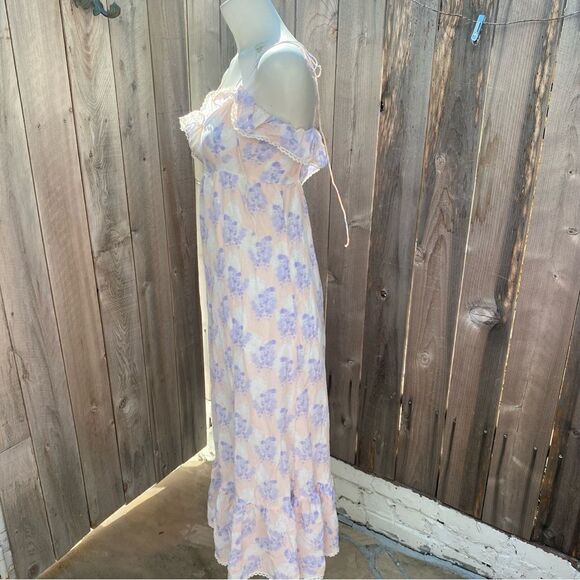 ATHENA PROCOPIOU Violet's Whisper Hippy silk Dress size 1/small - Picture 7 of 16